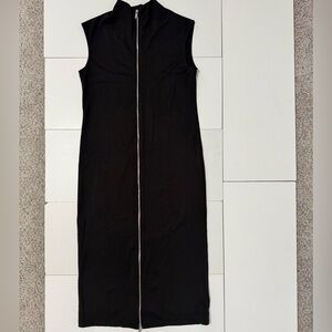 Black Dress with Silver Detail